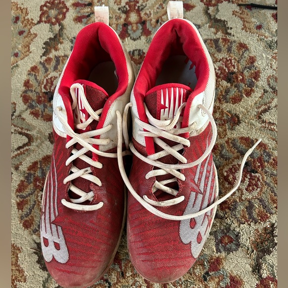 New Balance Men’s Red FuelCell 4040 v6 Metal Cleat Size:12 - Picture 4 of 7